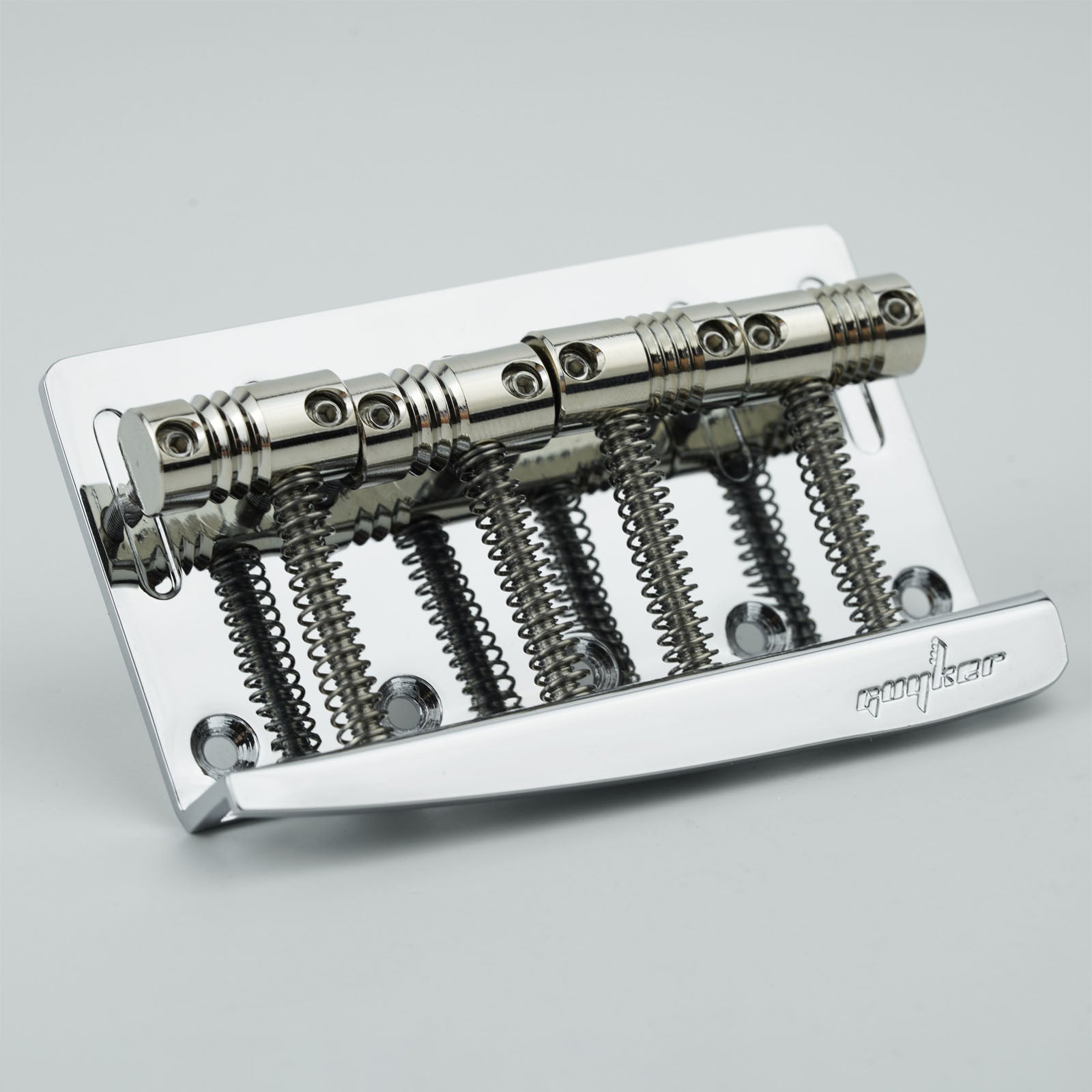 Guyker GB-204 4-String Electric Bass Bridge with Vintage Style Saddles