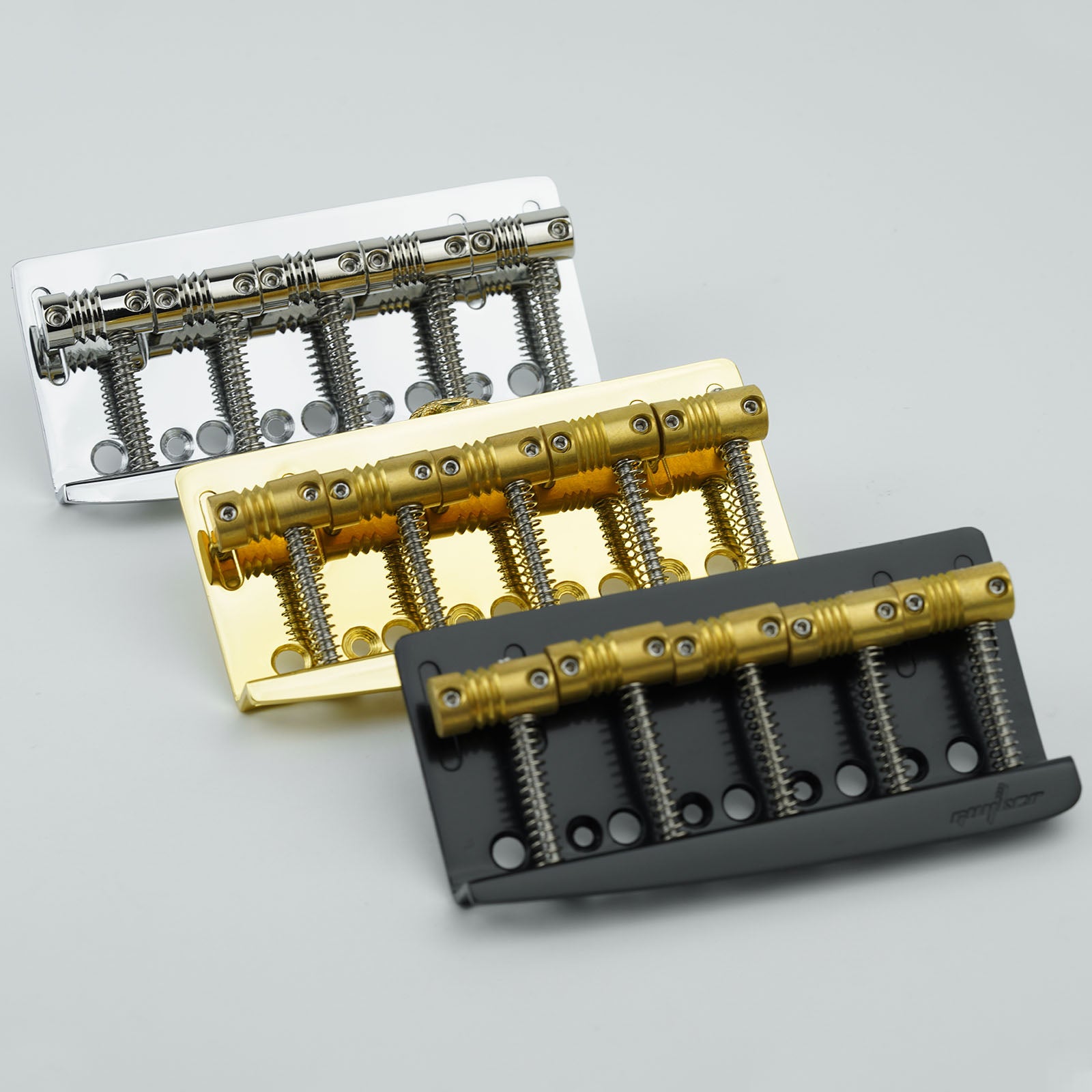 Guyker GB-205 5-String Electric Bass Bridge with Vintage Style Saddles