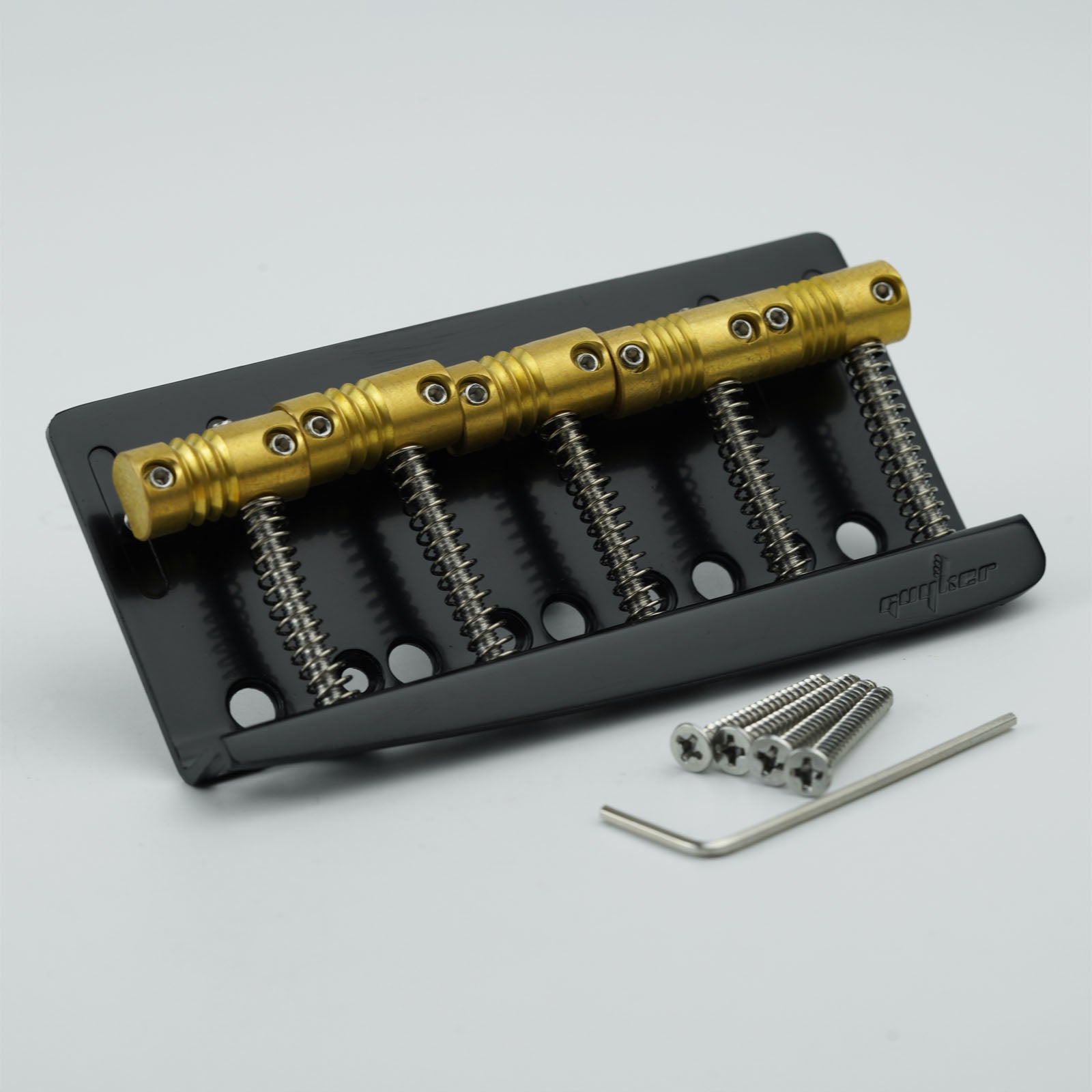 Guyker GB-205 5-String Electric Bass Bridge with Vintage Style Saddles