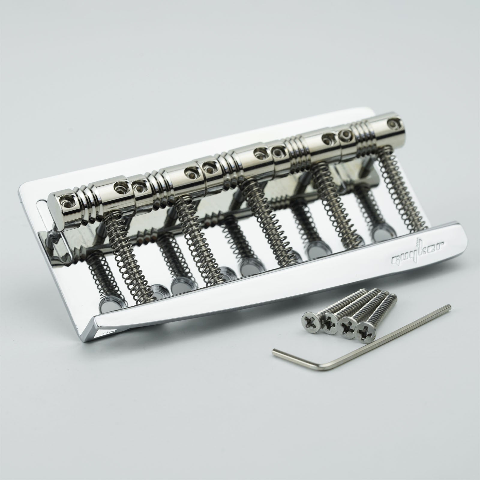 Guyker GB-205 5-String Electric Bass Bridge with Vintage Style Saddles