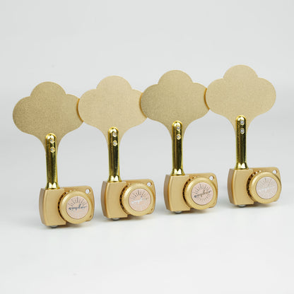 Guyker BBA-101 Dopamine Color Bass Locking Machine Heads Tuner for Electric Bass