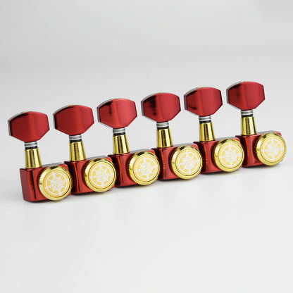 Guyker GK-D-434SP Locking Tuners Dopamine Color No-Screw 1:18 for Guitar