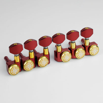 Guyker GK-D-434SP Locking Tuners Dopamine Color No-Screw 1:18 for Guitar