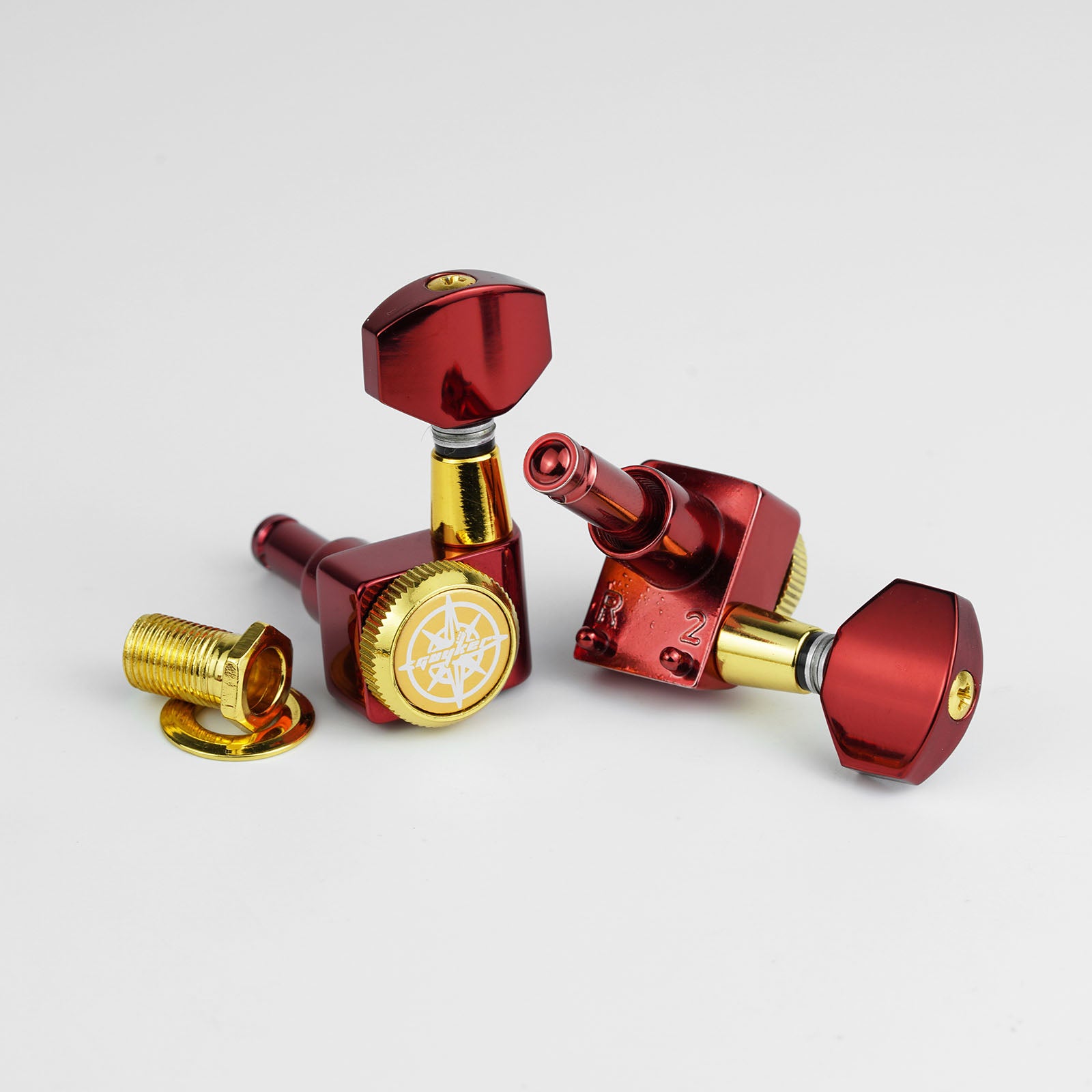 Guyker GK-D-434SP Locking Guitar Tuners No-Screw 1:18 Ratio