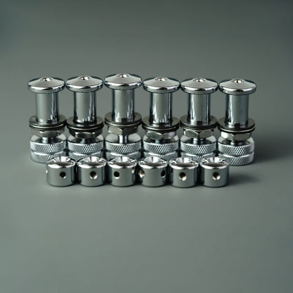 Guyker GK New 001 Chrome Tuning Pegs for Electric Guitar Replacement-5