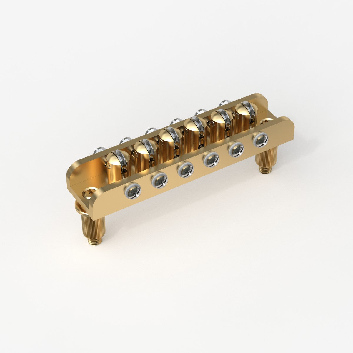 Guyker MTB606 Chrom 6-Saiten-Gitarre Roller Bridge Mosrite-Stil