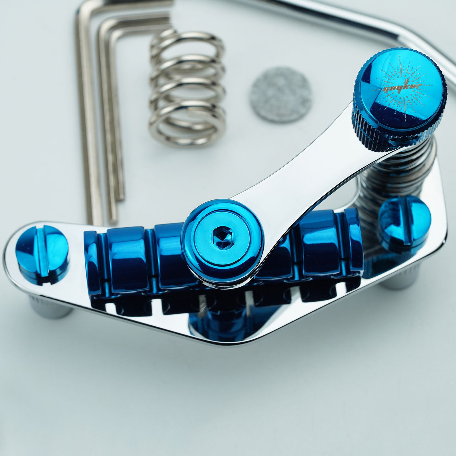 Guyker GM85 (El TM85 Mejorado) Puente Tune-O-Matic con Pieza de Finalización Stop Bar para Guitarras LP y SG