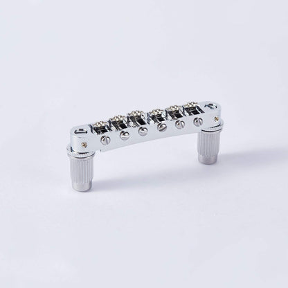 Guyker Guitar Bridge Tune-O-Matic with Roller Saddles For LP Guitar GM005