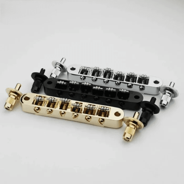 Guyker Guitar Bridge Tune-O-Matic with Roller Saddles GM015