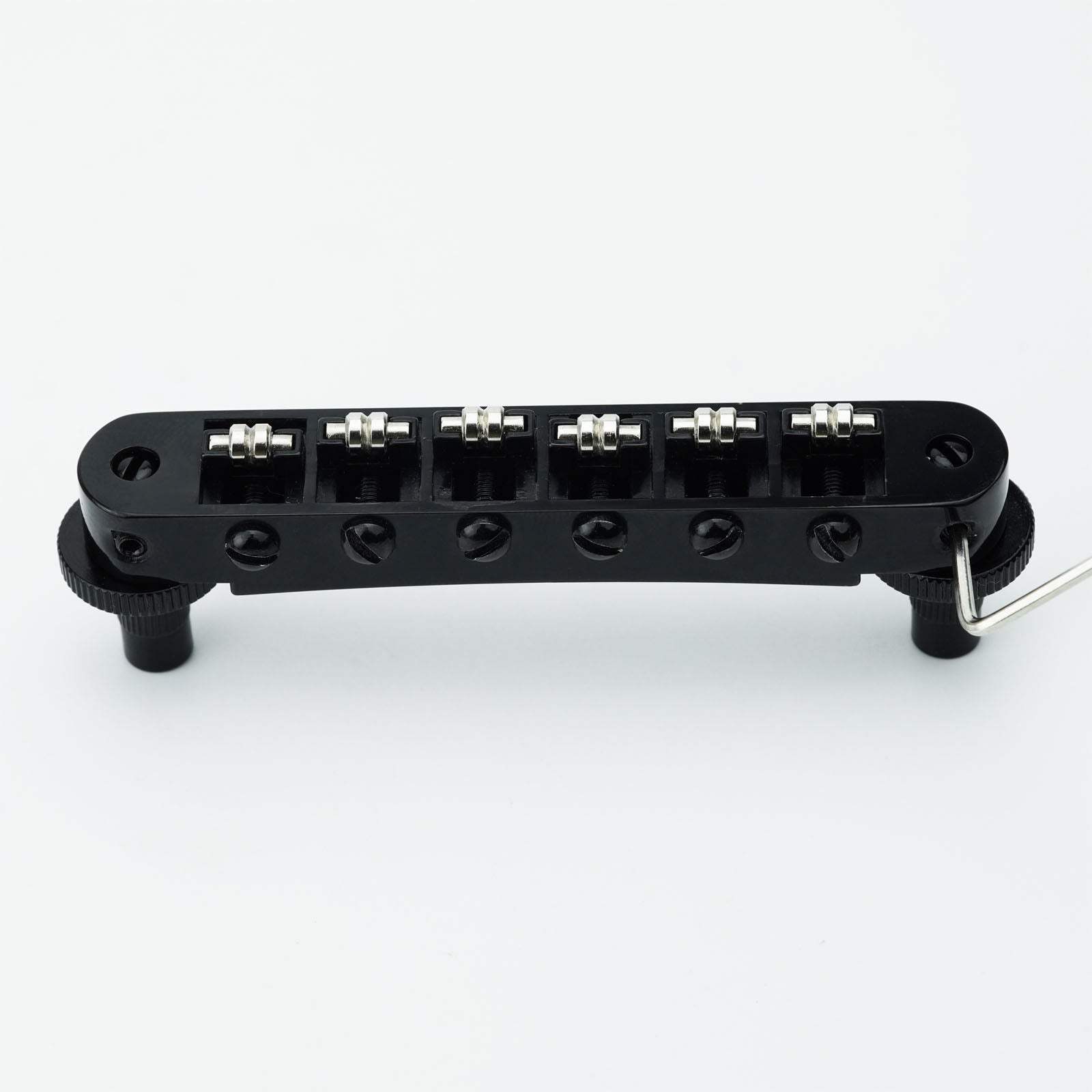 Guyker Guitar Bridge Tune-O-Matic with Roller Saddles GM015