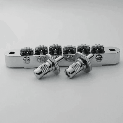 Guyker Guitar Bridge Tune-O-Matic with Roller Saddles GM015