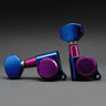 Blue + Purple + Blue Button