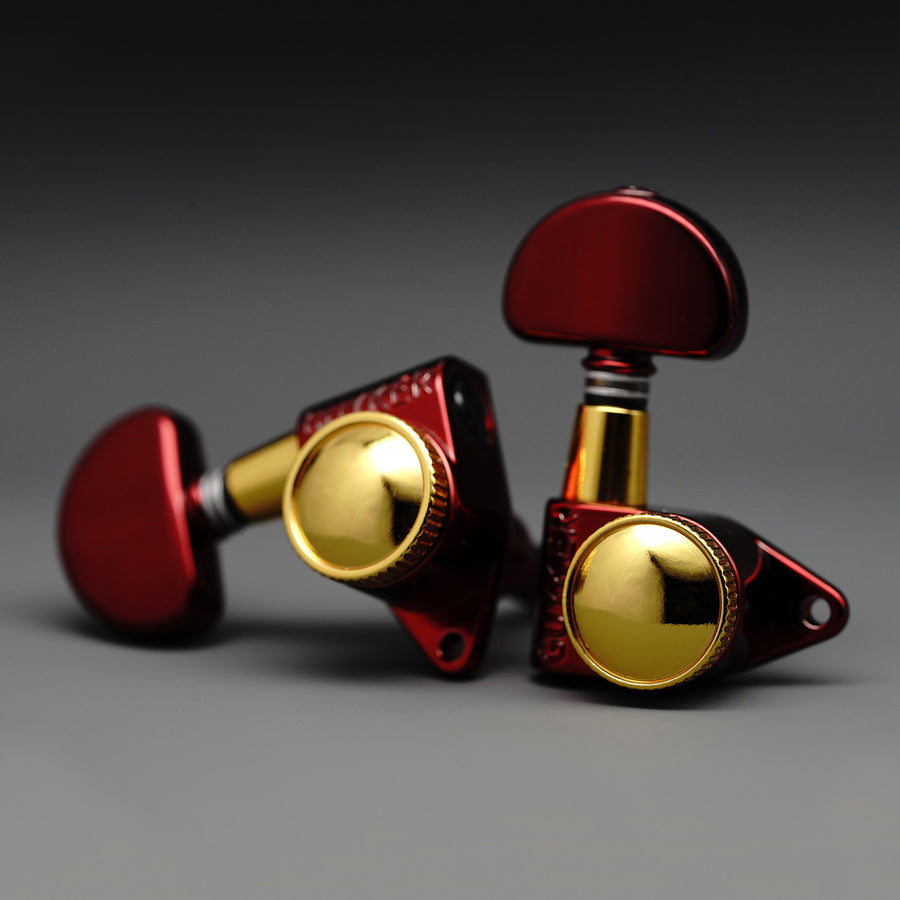 Guyker GK-D-502SP Locking Tuners – Dopamine Color, 3R+3L, 1:21 Gear Ratio