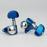 Blue + Chrome + Blue Button