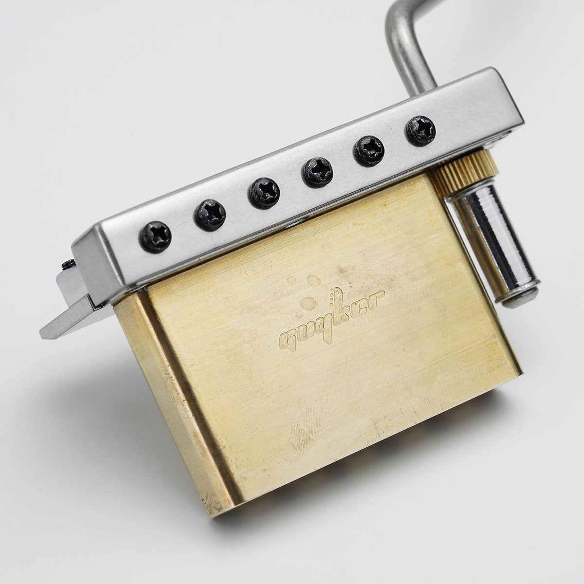 Guyker GG1009A 6-Point Tremolo Bridge with Brass Saddles & Brass Block