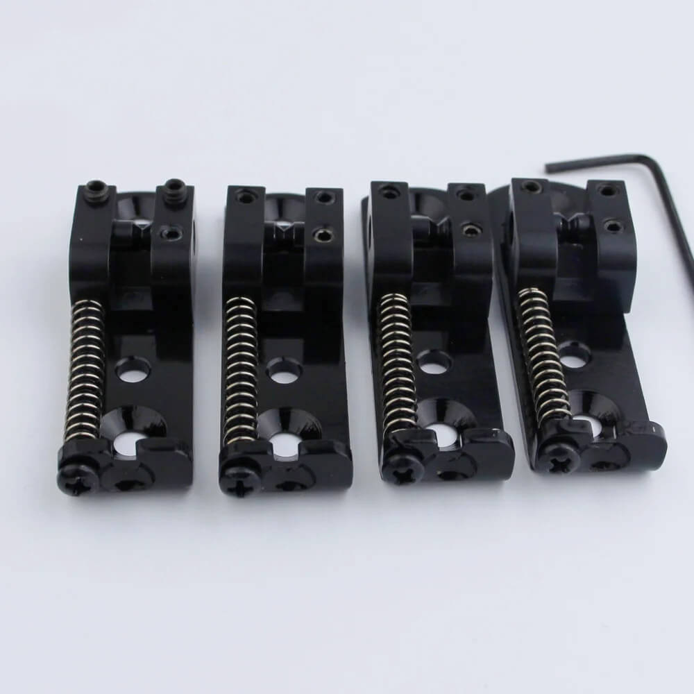 Guyker Individual Bass Bridge Saddle Stainless Steel Through-Body WTD