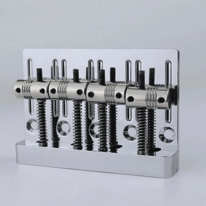 Guyker Jazz Bass Bridge 4-String CNC Machined Brass Saddles GB403