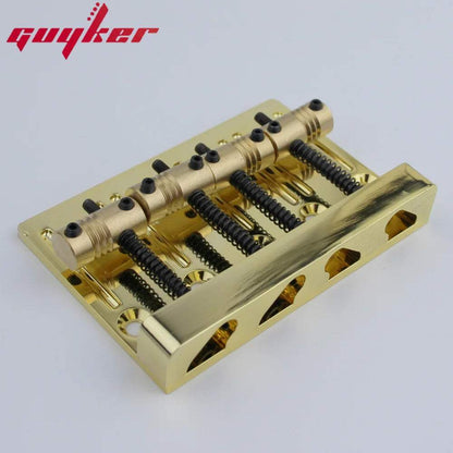 Guyker Jazz Bass Bridge 4-String CNC Machined Brass Saddles GB403