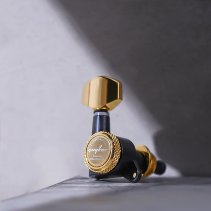 Guyker Locking Guitar Tuners Dopamine Black Gold GK 07SP for ST TL-2