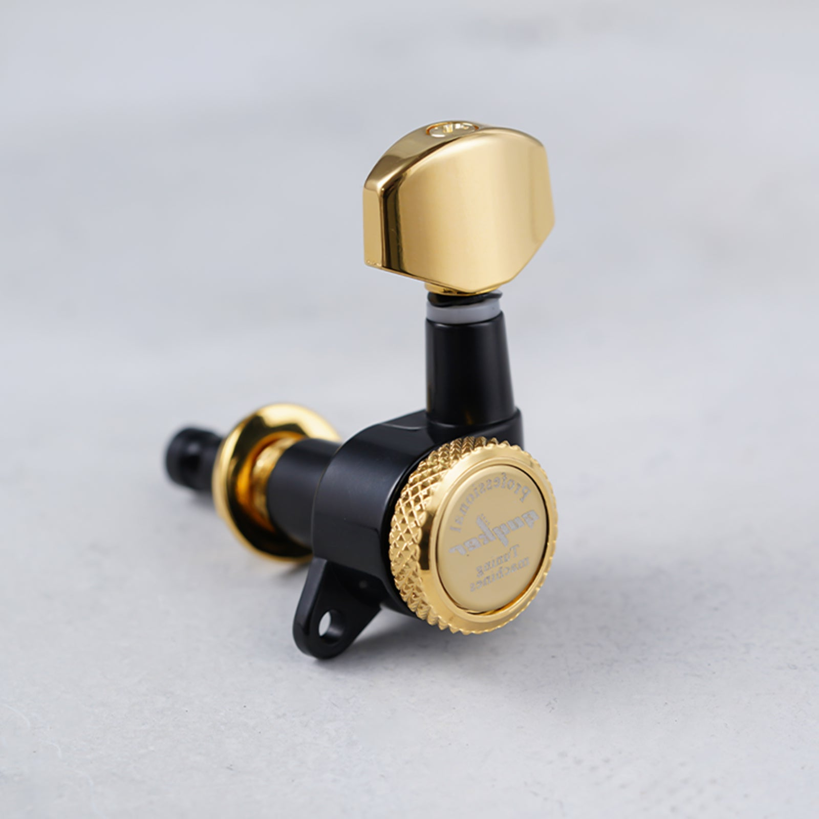 Guyker Locking Guitar Tuners Dopamine Black Gold GK 07SP for ST TL-8