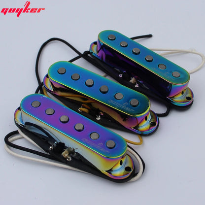 Guyker Pickup Set Alnico Single Coil Rainbow SSS