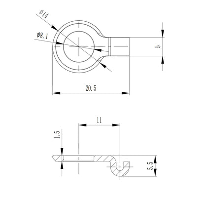 Electric Guitar String Retainer – No-Drill Slip-On Design | Guyker