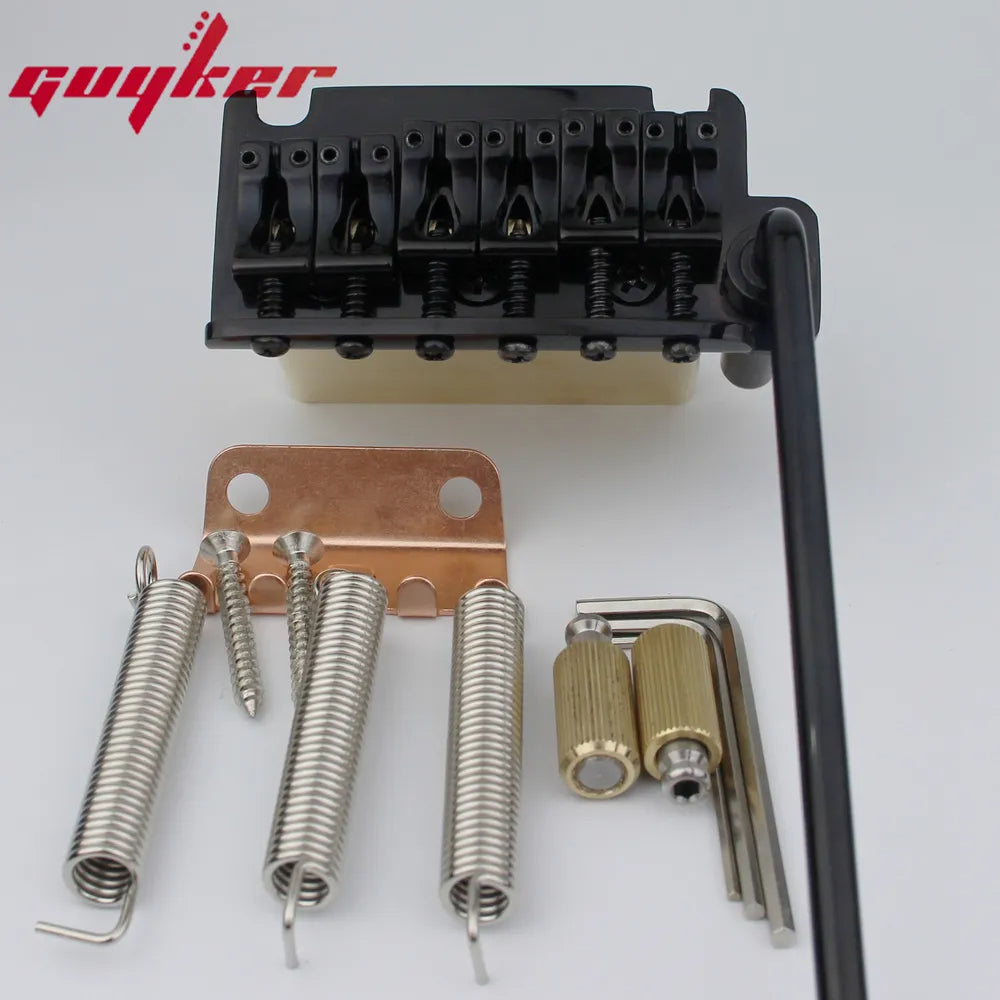 Guyker ST Tremolo Bridge 2-Point 10.8mm Spacing with Brass Block GG510 