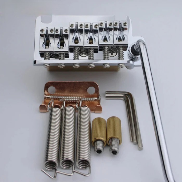 Guyker ST Tremolo Bridge 2-Point 10.8mm Spacing with Brass Block GG510 