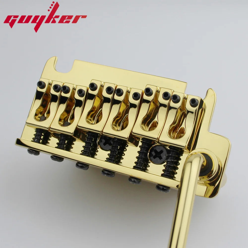 Guyker ST Tremolo Bridge 2-Point 10.8mm Spacing with Brass Block GG510 