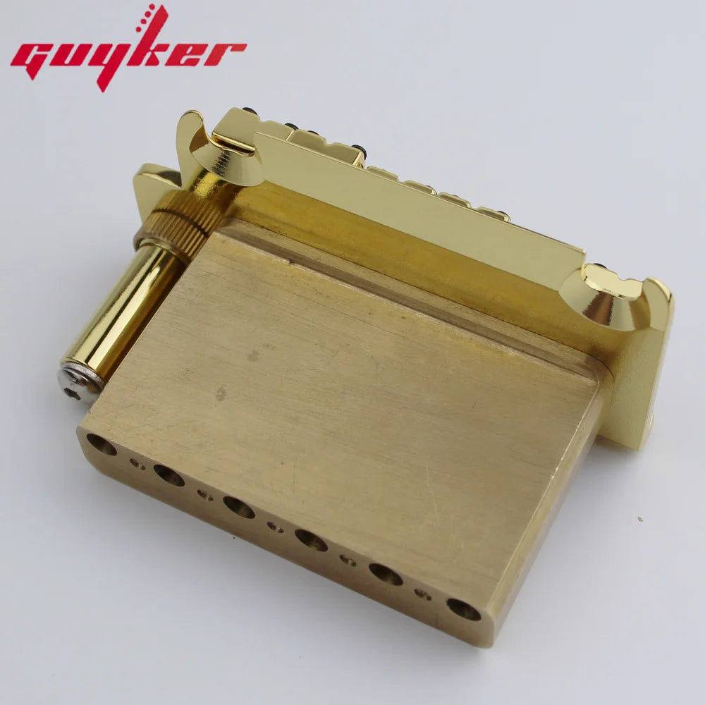 Guyker ST Tremolo Bridge 2-Point 10.8mm Spacing with Brass Block GG510 