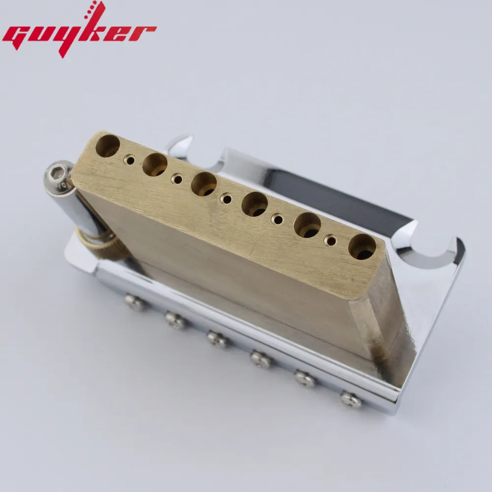 Guyker ST Tremolo Bridge 2-Point 10.8mm Spacing with Brass Block GG510 