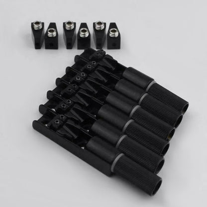 Guyker Single String Fan Guitar Bridge – Headless Fixed Fanned Bridges Set