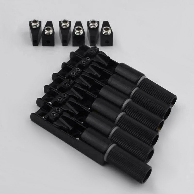 Guyker Single String Fan Guitar Bridge – Headless Fixed Fanned Bridges Set