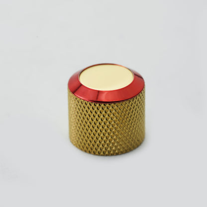 Guyker Solid Brass Guitar Bass Knobs – CNC Machined Dia.6/6.3mm CKB003