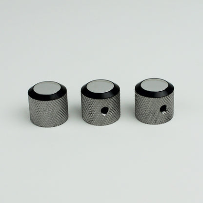 Guyker Solid Brass Guitar Bass Knobs – CNC Machined Dia.6/6.3mm CKB003