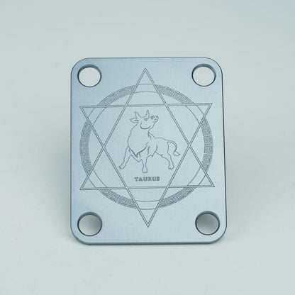 Guyker Zodiac Pattern Aluminum Alloy Neck Plate R1003