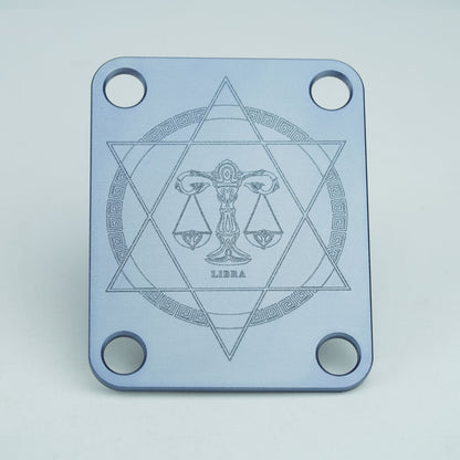 Guyker Zodiac Pattern Aluminum Alloy Neck Plate R1003