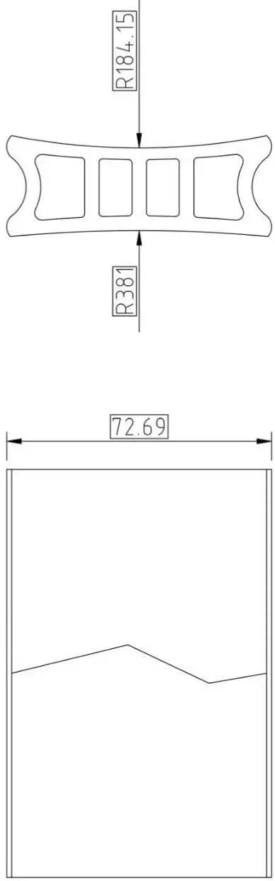 Tool-SandingBlock Two-Way Radius Sanding Block for Fret Leveling Fingerboard - Guyker