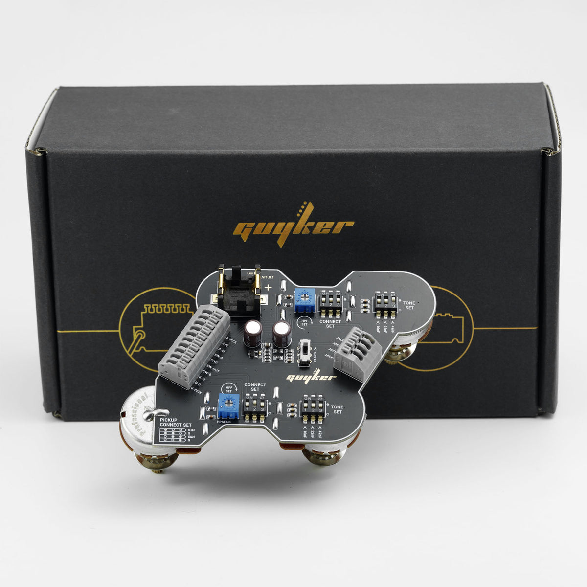 Guyker HQ-LP01M Solderless PCB Wiring Harness for LP-Style Electric Guitar