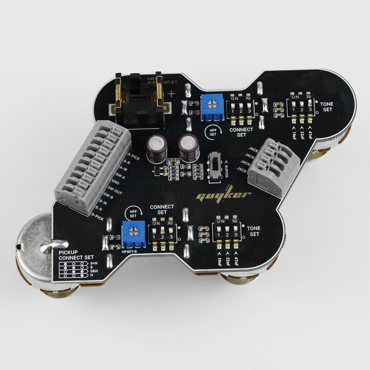 Guyker HQ-LP01M Solderless PCB Wiring Harness for LP-Style Electric Guitar
