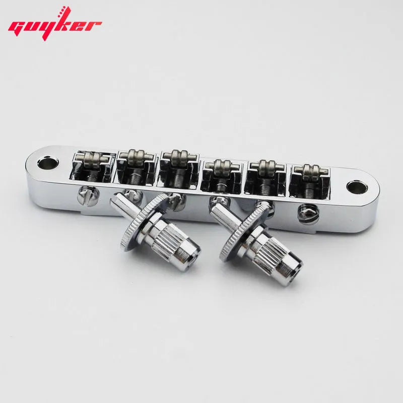 Listo para enviar (EE. UU.) | Puente de guitarra Guyker GM015 Tune-O-Matic con silla rodante para LP SG