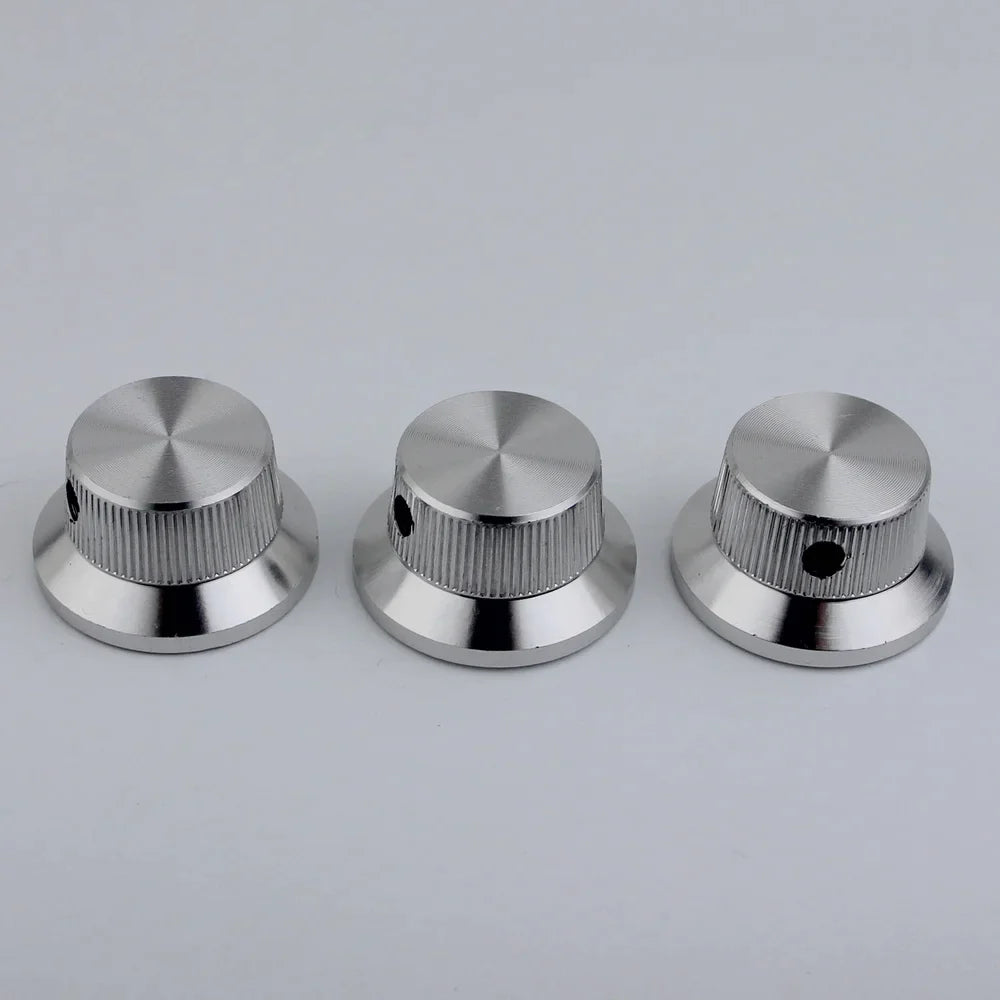 Hat Type Aluminum Alloy Control Knob Dia. 6mm for Guitar & Bass | Guyker