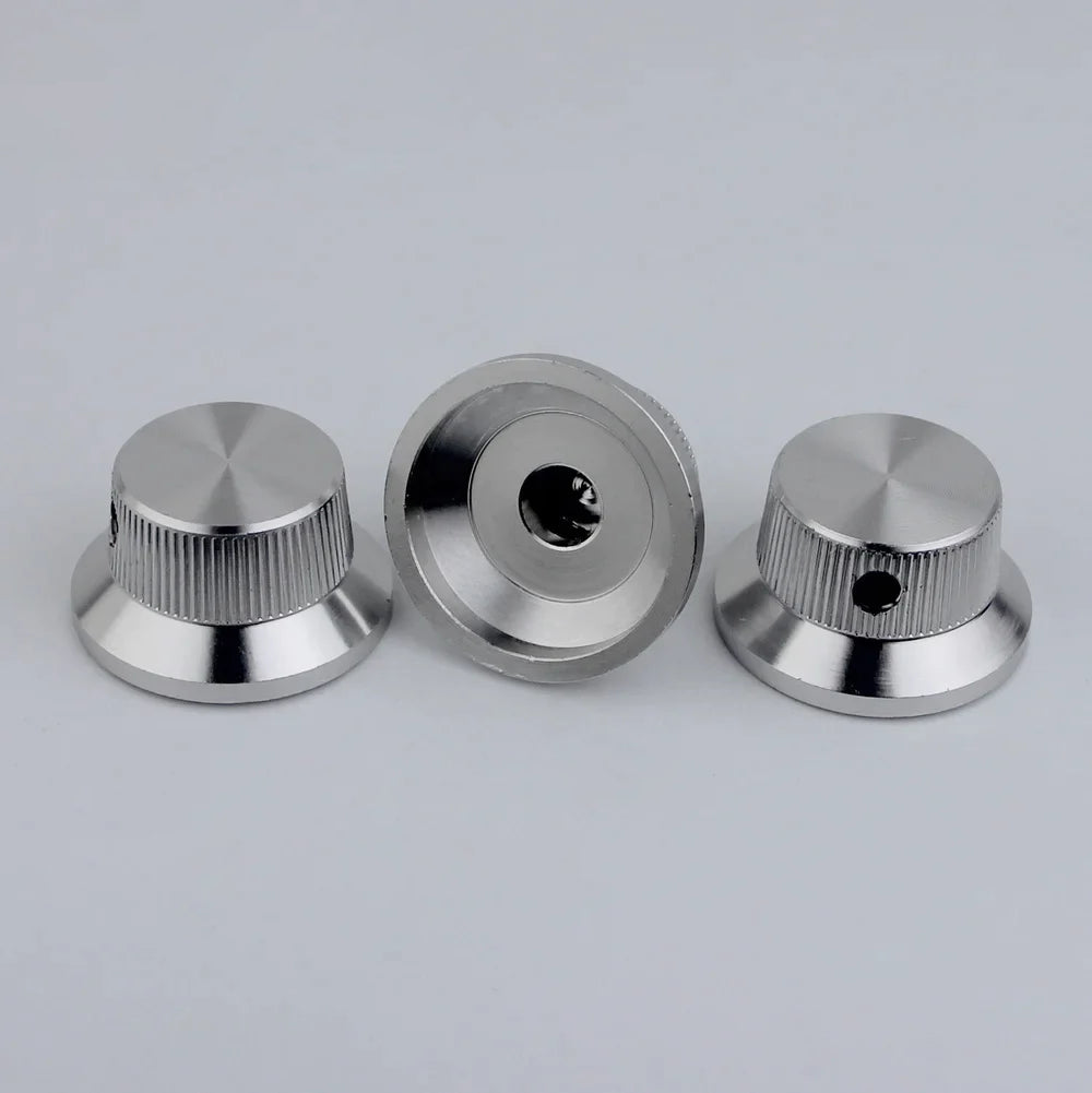 Hat Type Aluminum Alloy Control Knob Dia. 6mm for Guitar & Bass | Guyker