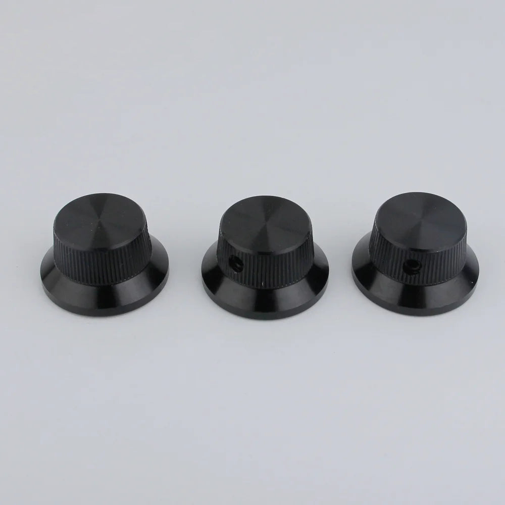 Hat Type Aluminum Alloy Control Knob Dia. 6mm for Guitar & Bass | Guyker