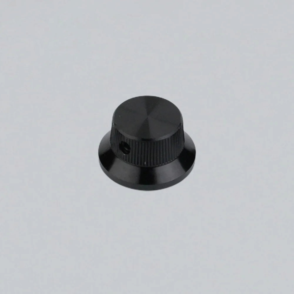 Hat Type Aluminum Alloy Control Knob Dia. 6mm for Guitar & Bass | Guyker