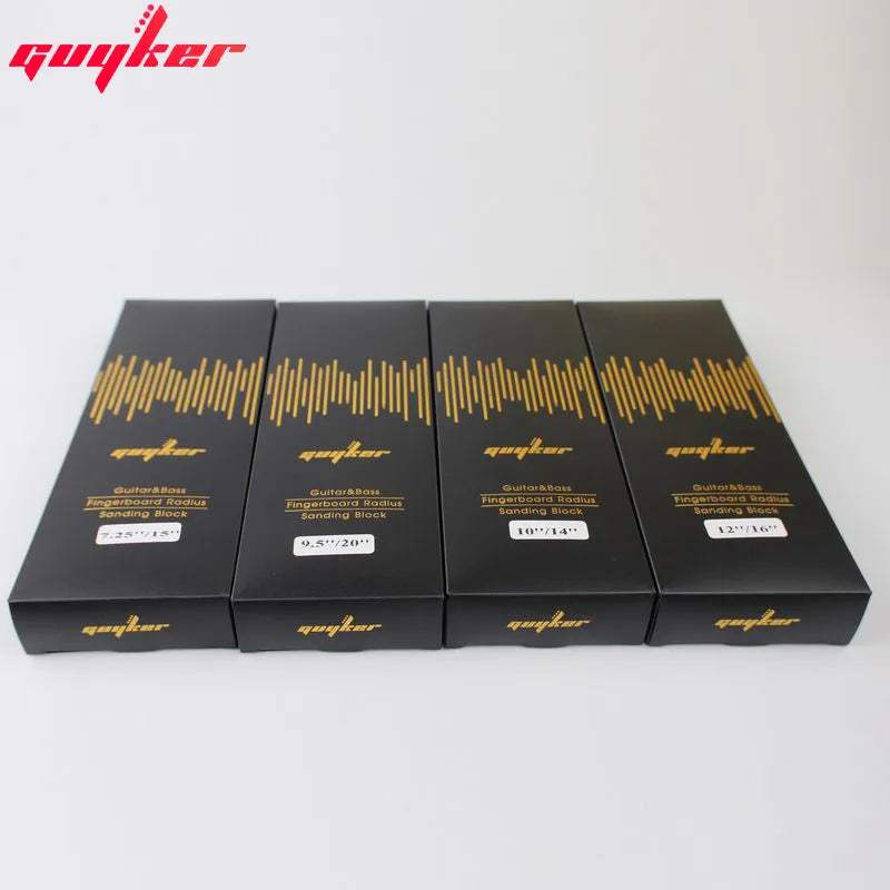 Tool-SandingBlock Two-Way Radius Sanding Block for Fret Leveling Fingerboard - Guyker