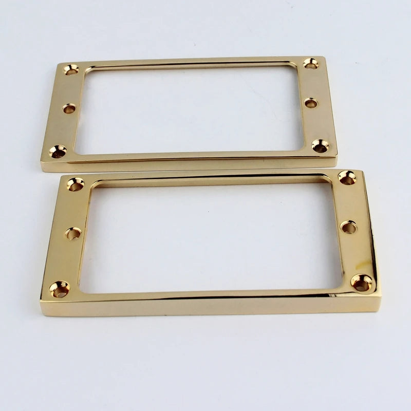 2 PCS  Bronze Color Pickup Mounting Rings for Humbucker Pickups Cover Frame Flat Top Set Replacement Electric Guitar or Bass