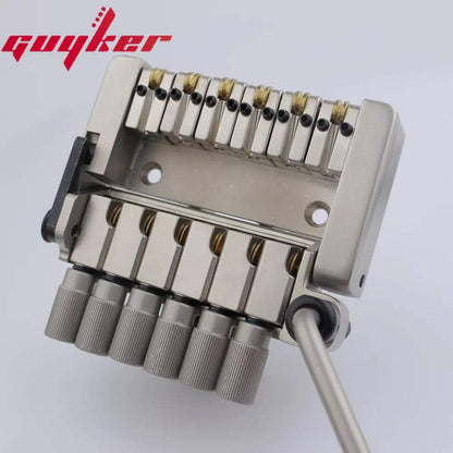 Headless Guitar Tremolo Bridge – 6-String Roller Zinc Alloy | Guyker