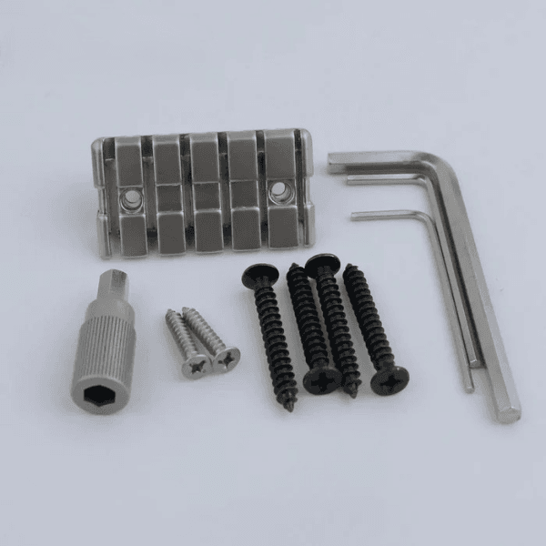 Headless Guitar Tremolo Bridge – 6-String Roller Zinc Alloy | Guyker