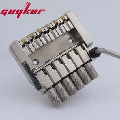 Headless Guitar Tremolo Bridge – 6-String Roller Zinc Alloy | Guyker